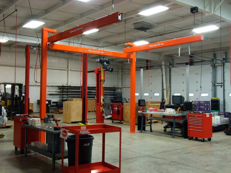 Kundel Industries Kundel SnapTrac Overhead Workstation Bridge Cranes