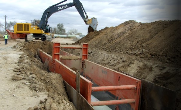 The Shield Step The Best Trench Safety Ladder System!