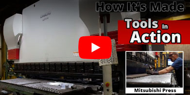 Tools in Action Mitsubishi Brake Press How it's Made 