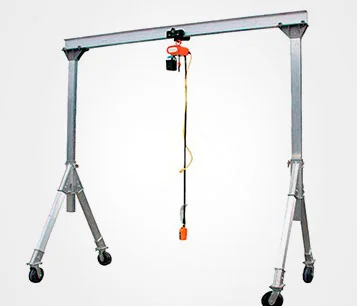 Adjustable Height Aluminum Portable Gantry Crane