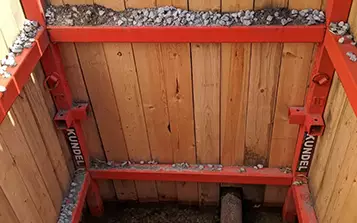 timbershore timber frame trench box