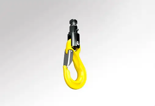 hook articulated with spring locking<br />
