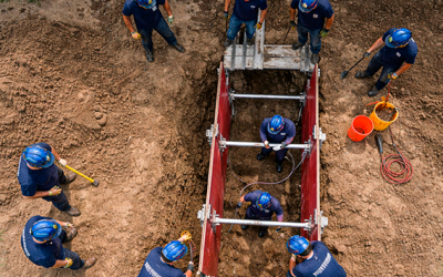 Shoring Around Utilities: 5 Best Practices for Crossing Lines and Intersecting Pipes