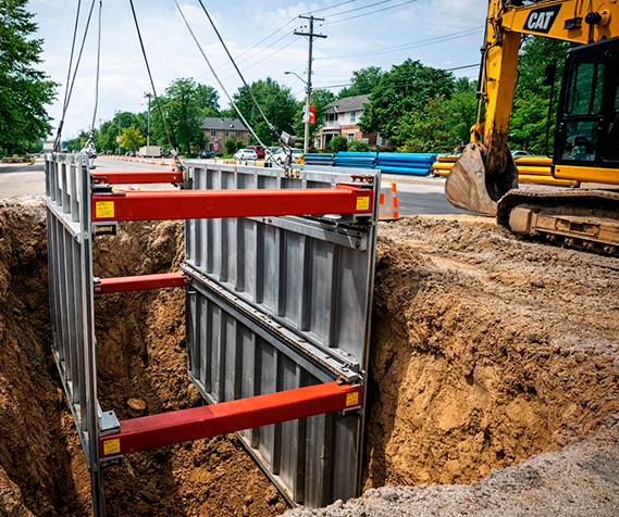 Urban-Excavation-Checklist Shoring System